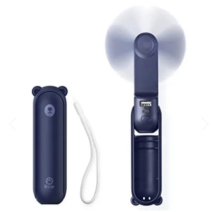 Ventilador portatil con power bank (batería de recarga)  y linterna