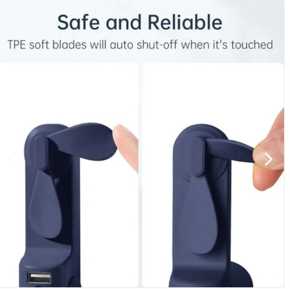 Ventilador portatil con power bank (batería de recarga)  y linterna